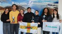 El intendente Daniel Harrington recibió a Lorena Fuentes, Campeona Provincial de Malambo Femenino
