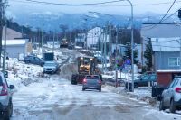 "Operativo Invierno": Continúan las intervenciones en distintos sectores de Ushuaia