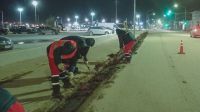 La Secretaría de Políticas Ambientales, Culturales y Educativas realizó tareas de limpieza en el casco céntrico