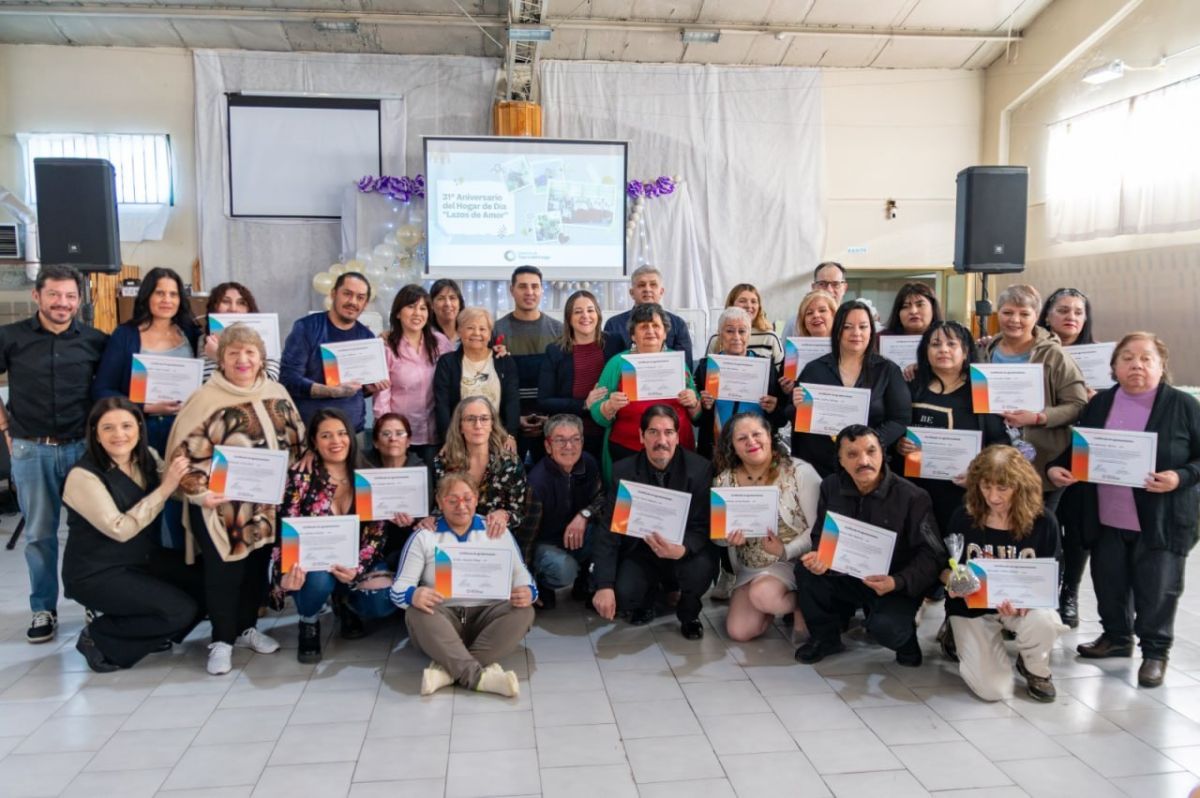 Con una jornada de encuentro, el Hogar de Día Lazos de Amor celebró sus 31 años de trayectoria