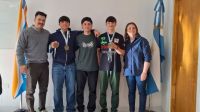 Gobierno recibió a deportistas fueguinos que se consagraron en el Nacional de Scootering