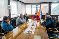 Melella recibió a representantes del sector de taxis de Ushuaia