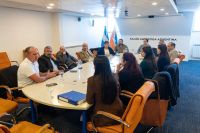 Autoridades de OSEF y del Municipio de Tolhuin se reunieron para avanzar en una solución a la deuda por aportes y contribuciones