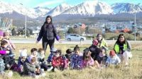 Las infancias del centro “Jorge Brito-Pequeños Pasos” realizaron visita educativa a Bahía Encerrada