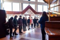 Alumnos del Colegio Sábato realizaron una visita guiada en la Sala Niní Marshall