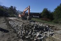 Continúa un amplio frente de obras en ejecución en distintos sectores de Ushuaia