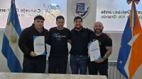Bogado reconoció a los powerlifters Tomàs y Martínez por sus logros internacionales